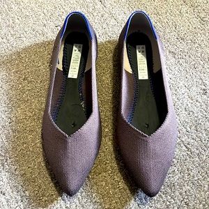 Rothy’s the point Mink slip on shoes